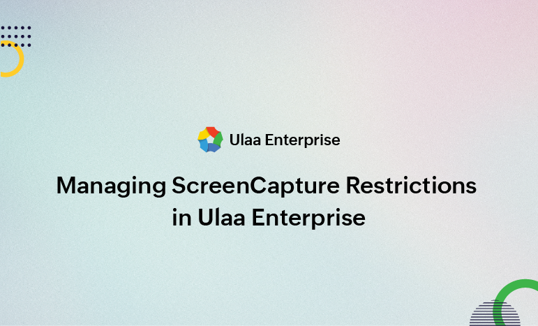 Screen Capture Restrictions